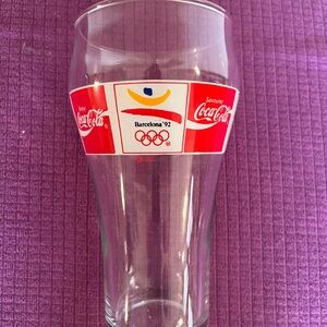 Olympic Games Barcelona 1992 Coca Cola glass